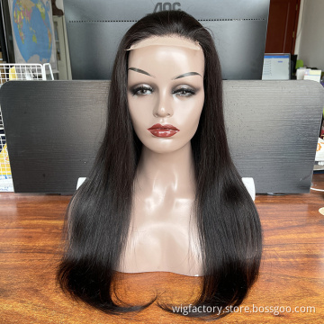 factory price 4*4 lace closure human hair wig,pure human hair frontal lace wig,mink brazilian hair closure wig with baby hair